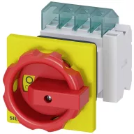   Megszakítók Piros, Sárga 3 pólusú 6 mm² 16 A 1 záró, 1 nyitó 690 V/AC Siemens 3LD20541TP53
