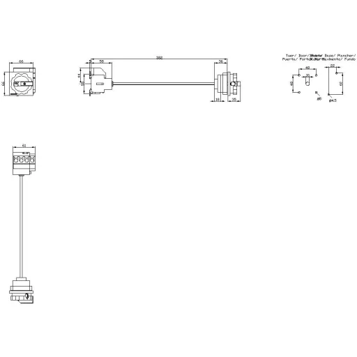 Megszakítók Piros, Sárga 4 pólusú 16 mm² 25 A 690 V/AC Siemens 3LD21131TL53