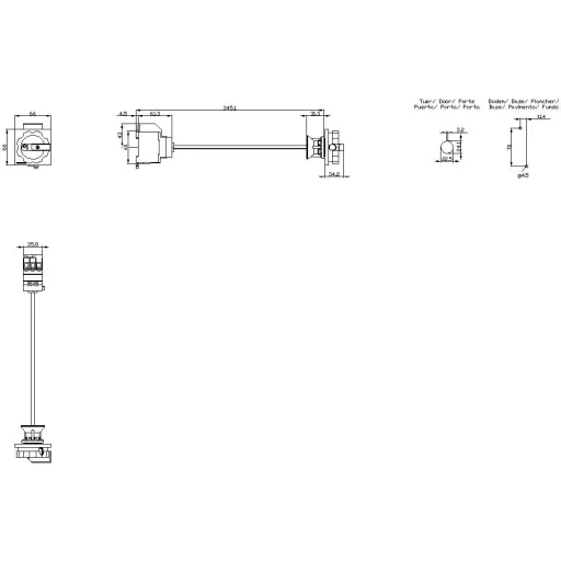 Megszakítók Fekete 3 pólusú 16 mm² 25 A 690 V/AC Siemens 3LD31480TK51