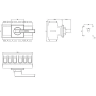  Megszakítók Fekete 6 pólusú 185 mm² 160 A 690 V/AC Siemens 3LD23053VK11