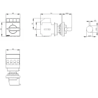   Megszakítók Piros, Sárga 3 pólusú 6 mm² 16 A 690 V/AC Siemens 3LD20500TK13
