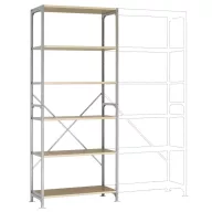   Manuflex RM3167 Polc alapmodul 100 kg (Sz x Ma x Mé) 97 x 2.5 x 50 cm Acél Cinkezett Ónozott Fa padló