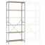Manuflex RM3167 Polc alapmodul 100 kg (Sz x Ma x Mé) 97 x 2.5 x 50 cm Acél Cinkezett Ónozott Fa padló