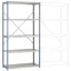 Manuflex RP1020.5012 Polc alapmodul 100 kg (Sz x Ma x Mé) 97 x 2 x 60 cm Acél Porbevonatos Élénk kék Fém padló