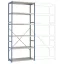 Manuflex RP1318.7035 Polc alapmodul 100 kg (Sz x Ma x Mé) 97 x 2.5 x 40 cm Acél Porbevonatos Élénk szürke Fém padló