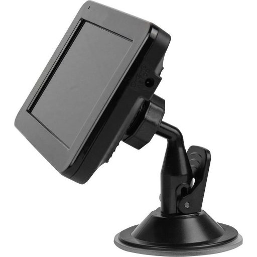 Eufab Rádiójel vezérlésű tolatást segítő videórendszer Távolságjelző segédvonal Tapadókorongos talp, Rendszámtábla tartó Fekete