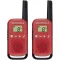 Motorola Solutions Motorola TALKABOUT T42 two-way radio 16 channels Black Red TALKABOUT T42 rot PMR készülék 2 részes készlet