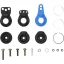 Tamiya 54799 Tuning alkatrész TT-02 Hi-Torque szervo Saver készlet alumíniumszarvval