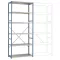 Manuflex RP1324.5012 Polc alapmodul 200 kg (Sz x Ma x Mé) 97 x 2.5 x 60 cm Acél Porbevonatos Élénk kék Fém padló