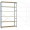Manuflex RP1341.9006 Polc alapmodul 70 kg (Sz x Ma x Mé) 1.47 x 2.5 x 40 m Acél Porbevonatos Alumínium ezüst Fa padló