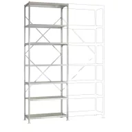   Manuflex RP2121.7035 Polc alapmodul 100 kg (Sz x Ma x Mé) 97 x 3 x 40 cm Acél Porbevonatos Élénk szürke Fém padló