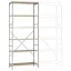 Manuflex RM2173 Polc alapmodul 110 kg (Sz x Ma x Mé) 97 x 2.5 x 80 cm Acél Cinkezett Ónozott Fa padló