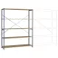 Manuflex RP1043.5021 Polc alapmodul 120 kg (Sz x Ma x Mé) 1.47 x 2 x 60 m Acél Porbevonatos Vízkék Fa padló