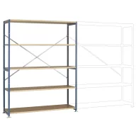   Manuflex RP1043.6011 Polc alapmodul 120 kg (Sz x Ma x Mé) 1.47 x 2 x 60 m Acél Porbevonatos Rezedazöld Fa padló