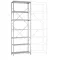 Manuflex RP2139.7035 Polc alapmodul 200 kg (Sz x Ma x Mé) 97 x 3 x 30 cm Acél Porbevonatos Élénk szürke Fém padló