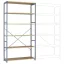 Manuflex RP1328.2001 Polc alapmodul 140 kg (Sz x Ma x Mé) 1.22 x 2.5 x 60 m Acél Porbevonatos Piros, Narancs Fa padló