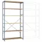 Manuflex RP1328.5012 Polc alapmodul 140 kg (Sz x Ma x Mé) 1.22 x 2.5 x 60 m Acél Porbevonatos Élénk kék Fa padló