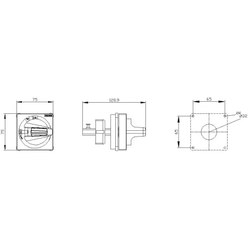 Fogantyú Siemens 8UD17210AC25