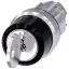 Siemens 3SU10504CL010AA0 3SU1050-4CL01-0AA0 Kulcsos kapcsoló 2 x 45 ° IP66, IP67, IP69/IP69K 1 db