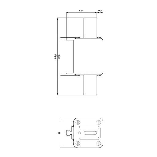Siemens 3NA7252 Biztosíték betét Biztosíték méret = 2 315 A 500 V 3 db