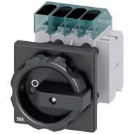   Megszakítók Fekete 4 pólusú 16 mm² 25 A 1 záró, 1 nyitó 690 V/AC Siemens 3LD31541TL51