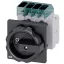 Megszakítók Fekete 4 pólusú 16 mm² 25 A 1 záró, 1 nyitó 690 V/AC Siemens 3LD31541TL51