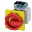 Megszakítók Piros, Sárga 3 pólusú 16 mm² 32 A 1 záró, 1 nyitó 690 V/AC Siemens 3LD32541TK53