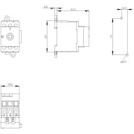   Megszakítók 3 pólusú 16 mm² 40 A 690 V/AC Siemens 3LD33100TK05