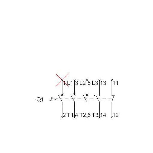 Megszakítók Fekete 3 pólusú 6 mm² 16 A 690 V/AC Siemens 3LD20300TK11