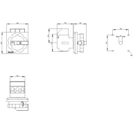   Piros, Sárga 3 pólusú 16 mm² 25 A 690 V/AC Siemens 3LD21030TK53