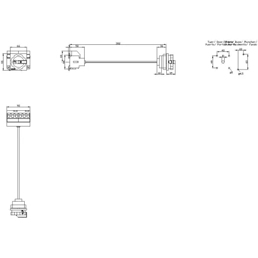 Megszakítók Piros, Sárga 6 pólusú 16 mm² 25 A 690 V/AC Siemens 3LD21133VK53