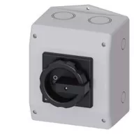   Megszakítók Fekete 6 pólusú 16 mm² 25 A 1 záró, 1 nyitó 690 V/AC Siemens 3LD21654VD51