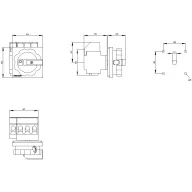   Megszakítók Piros, Sárga 4 pólusú 16 mm² 32 A 690 V/AC Siemens 3LD22031TL53