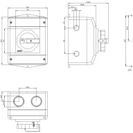   Megszakítók Piros, Sárga 6 pólusú 16 mm² 32 A 690 V/AC Siemens 3LD22653VB53