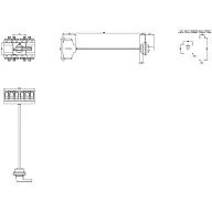   Megszakítók Fekete 6 pólusú 185 mm² 160 A 690 V/AC Siemens 3LD23183VK11