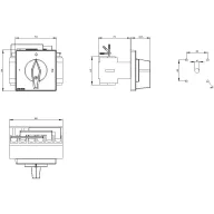   Megszakítók Fekete 3 pólusú 35 mm² 63 A 690 V/AC Siemens 3LD25247UK01