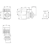   Megszakítók Piros, Sárga 4 pólusú 16 mm² 16 A 690 V/AC Siemens 3LD30500TL13