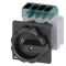 Megszakítók Fekete 4 pólusú 16 mm² 16 A 1 záró, 1 nyitó 690 V/AC Siemens 3LD30541TL51