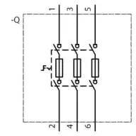   3 pólusú 400 A 8 záró, 8 nyitó 690 V/AC Siemens 3KF43400LF11