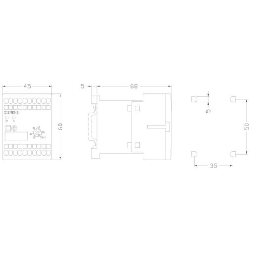 Siemens 3RP2005-2BW30 Időrelé 1 db