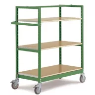   Manuflex TV3112.6011 Polcos kocsi Acél Cinkezett Terhelés (max.): 250 kg Rezedazöld