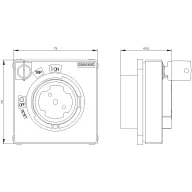 Hengerzár Szürke Siemens 8UD19000PB01