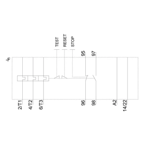 Túlterhelés relé Siemens 3RU2116-0BB0 1 db