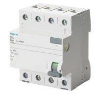   Siemens 5SV44420 5SV4442-0 FI védőkapcsoló AC 25 A 0.1 A 400 V