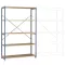 Manuflex RP1029.3003 Polc alapmodul 200 kg (Sz x Ma x Mé) 1.22 x 2 x 80 m Acél Porbevonatos Rubinvörös Fa padló