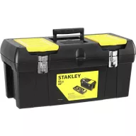   STANLEY 1-92-067 Werkzeugbox Millenium Kunst. 610x270x284mm Metallverschluss Szerszámos doboz Fekete, Sárga