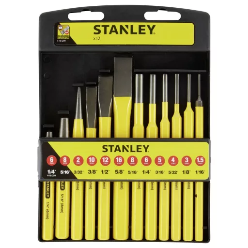 STANLEY 4-18-299 Ütőszerszám készlet 12 részes 1 db