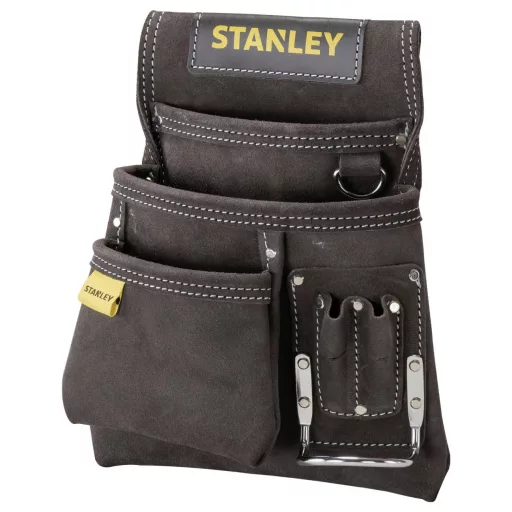 STANLEY Werkzeugtasche+Hammerhalter 3xFach+Halter Leder STST1-80114 Szerszámos táska tartalom nélkül (H x Sz x Ma) 28 x 9 x 25 cm