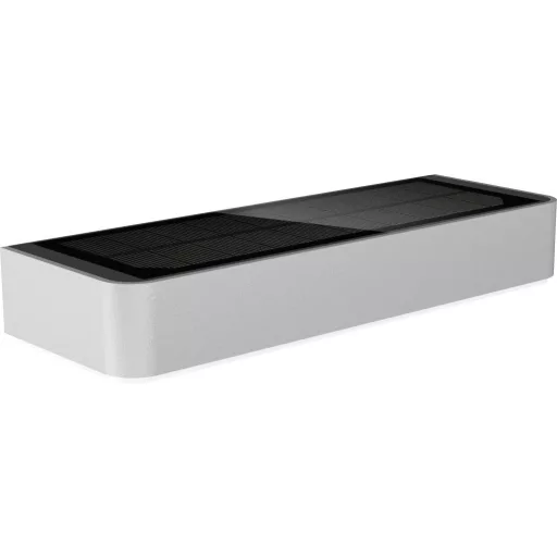 Steinel AUSSENLEUCHTE XSOLAR SOL-O S SI 052652 Napelemes fali fényszóró LED Nélkül 3.3 W Ezüst