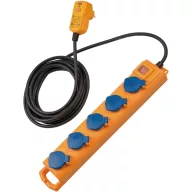   Brennenstuhl 1159900805 Elosztó kapcsolóval 5 részes Sárga Védőérintkezős 1 db